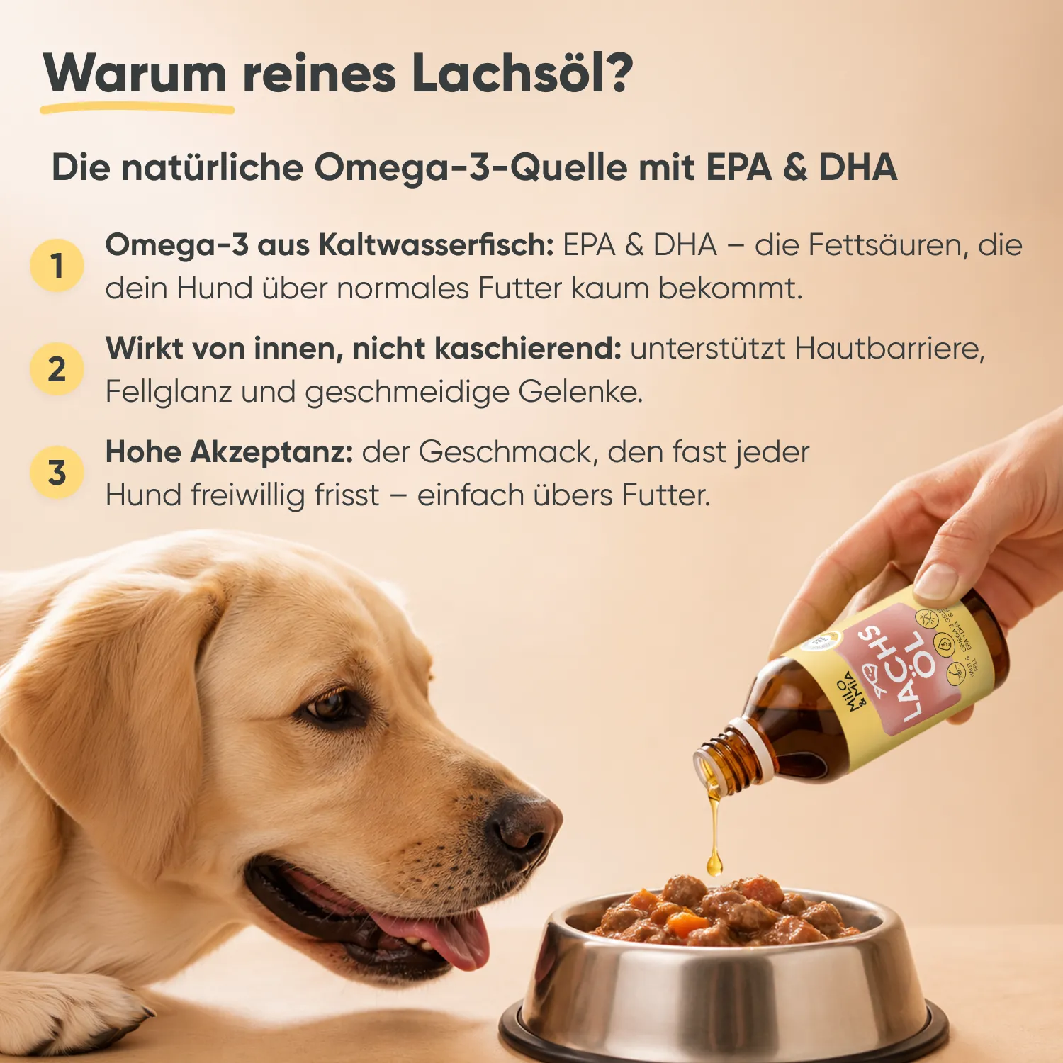 Milo & Mia Lachsöl — Bild 3